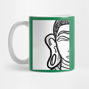 Solid Line of Buddha Mug